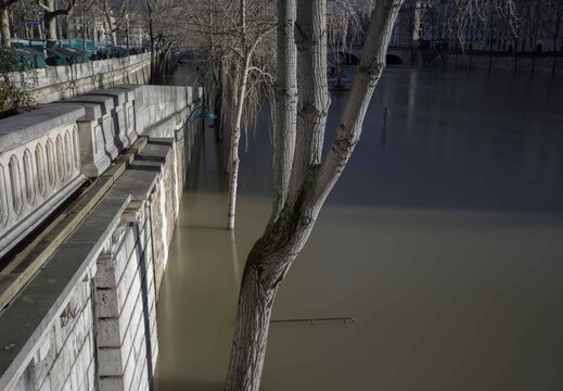 La crue de la Seine