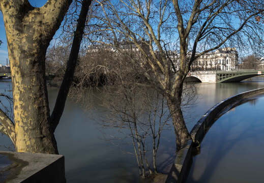 La crue de la Seine